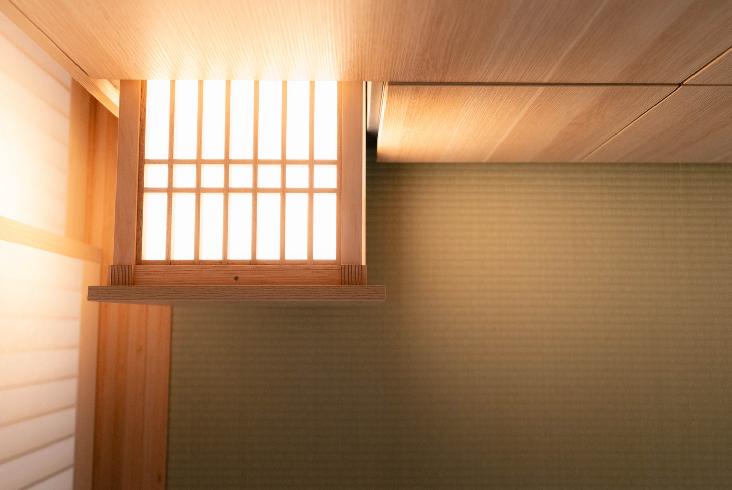 shoji bedside table light