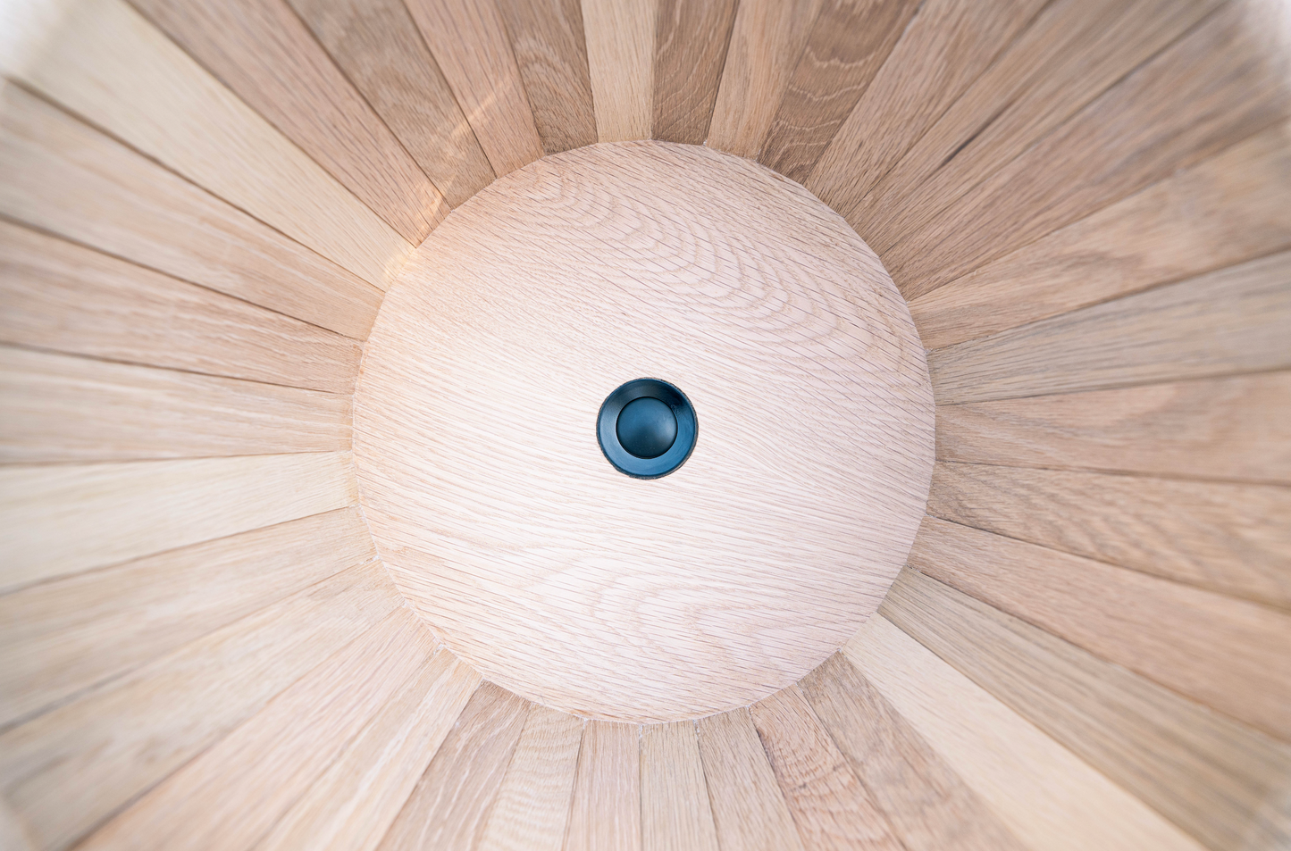 oak pedestal basin