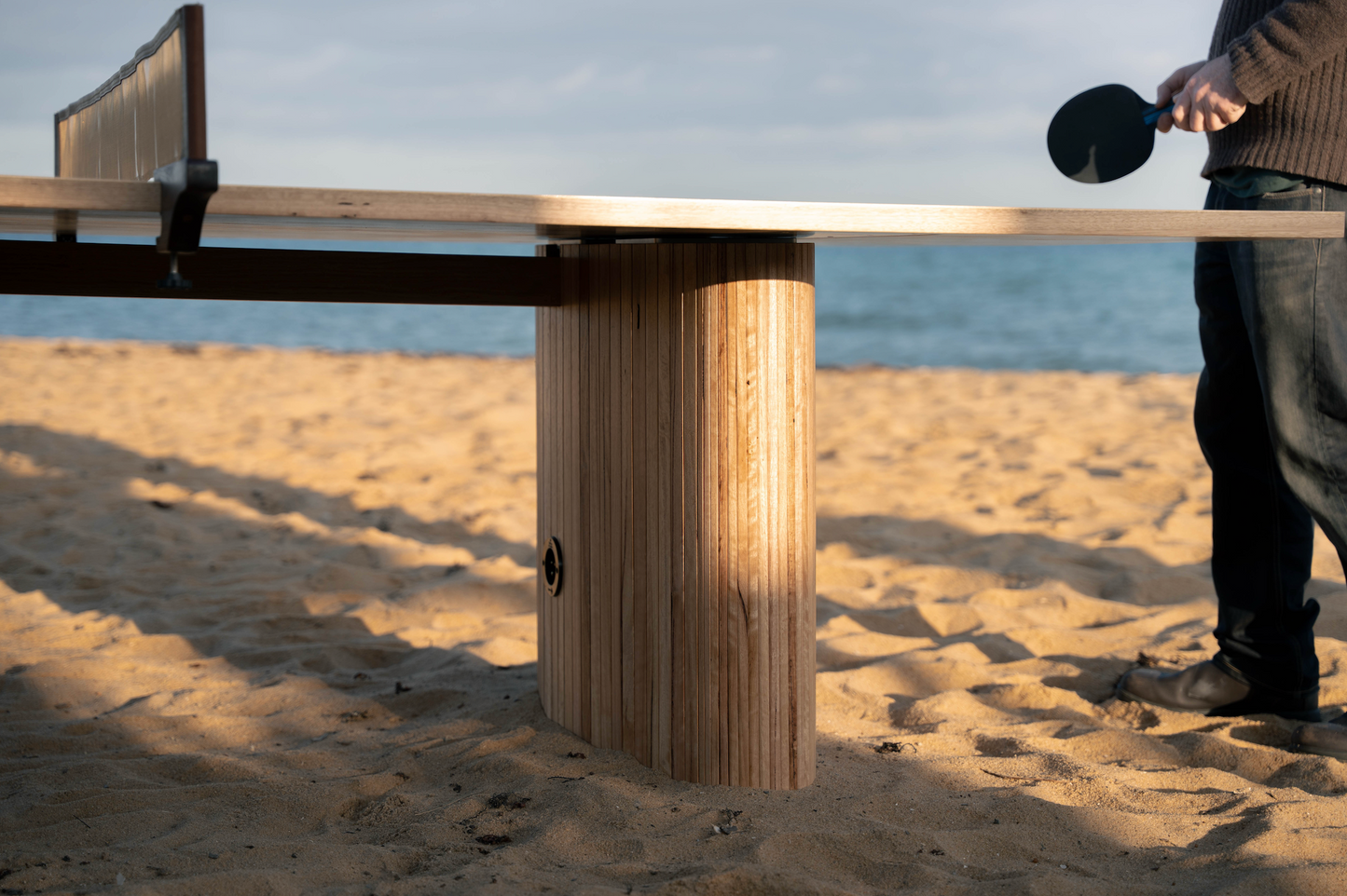 the table-tennis table