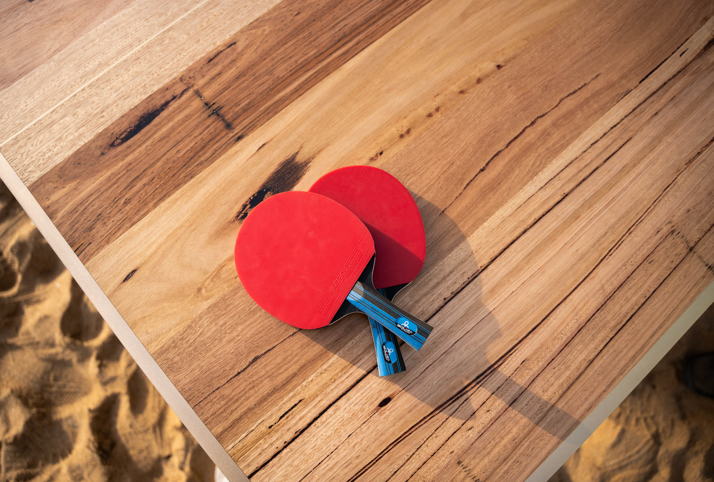 the table-tennis table