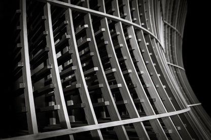 curved wine racking