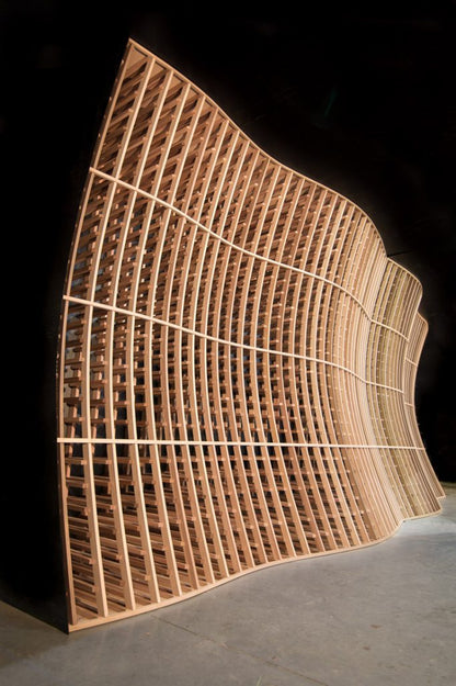 curved wine racking