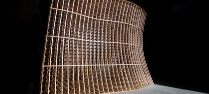 curved wine racking