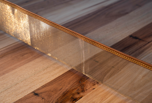 the table tennis net