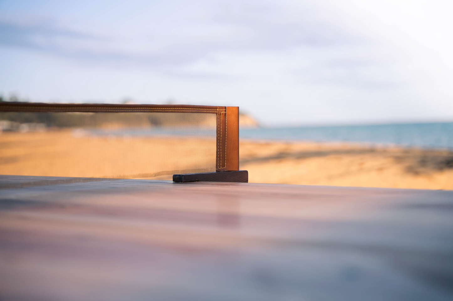 the table-tennis table